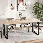 Solid Pine Wood Rectangular Table Tops, 4-Pack for Dining or Kitchen, 100x50x2.5 cm Rustic Untreated Surface