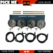 Motorcycle 4 Carb Cylinder Carburetor Synchronize Tool kit Tuner Vacuum Balancer