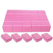 180/240 Grit Nail Buffers (50 Pack), Mini Buffer Block Nail File for Acrylic