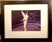 ❤️ Walt Disney Tinker bell May Your dreams Come True Hand Signed Margaret Kerry