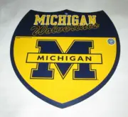 MICHIGAN WOLVERINES INTERSTATE SIGN 12" x 12" #5 - NEW