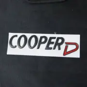 3x Black COOPER Matte Red D Metal Sticker Decal Emblem Badge Turbo Diesel Luxury (for: Peugeot)