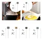 Digital Thermometer Food Thermometer LCD Screen Griddle Accessories Stainless