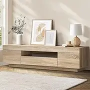Oikiture TV Units Stands Cabinets Entertainment Armoires Mount Stands Furniture 180cm with Drawers Storage Drawer