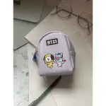 全新 BT21 PG美人網 小後背包零錢包（紫）