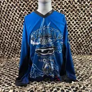 New JT Team Dynasty Glide Anniversary Paintball Jersey - Blue - X-Large