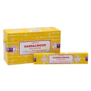 Satya Sandalwood Incense Sticks - 180 Grams - Premium Indian Incense