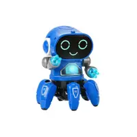 在飛比找松果購物優惠-【現貨】機器人 機器人玩具 電動燈光音樂跳舞機器人 智能兒童