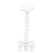 RYTTGOP Portable Selfie Stick Dog Treat Selfie Clip Cell Phone Dog Universal Selfie Stick Portable Cat Dog Selfie Stick with Clip Pet Selfie Stick Photography Tool for Pets Photos (White)