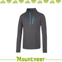 在飛比找松果購物優惠-Mountneer 山林 男雲彩針織保暖衣《中灰》32P03