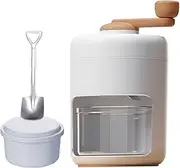 [BUMUHU] Shaved Ice Machine Manual Shaved Ice Maker Manual Ice Shaver，Portable Ice Crusher and Shaved Ice Machine with Free Ice Cube Trays And Shaved Ice Spoon - BPA Free