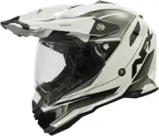 FX-41DS Range Full Face Dual-Sport Helmet Matte White Medium AFX 0140-0077