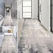 Modern Carpet Floor Decor Rugs 100cm 1.5m 2m 250cm 300cm 4m 5m 6m Living Room Kitchen Hall Stairs Runner Rugs, Washable Non-Slip Backing Area Rugs Mats(3.3ft×11.5ft/100×350cm)