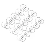 2.28" Acrylic Button Pin Badge, 25 Set Round Pin Blank Buttons Badges Kit