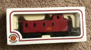 Bachmann 128 HO Scale Un-Decorated Red Caboose Model Railroad Train Car Vintage