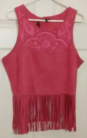 Buffalo David Bitton Size Large Sleeveless Pink Top ☆ NEW ☆ NWT ☆