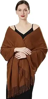 [QBSM] Womens Large Soft Wedding Evening Pashmina Shawls Wrap Scarfs
