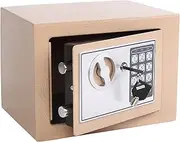 Electronic Deluxe Digital Security Safe Box Keypad Lock Home Office Hotel Business Jewelry Gun Cash Use Storage 17E Ochre Yellow