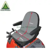 Universal Multi-Fit Zero-Turn Large Mower Seat Cover For Large Garden Lawn Farms
