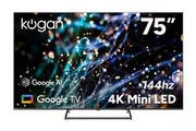 Kogan 75" Mini-LED QLED 4K 144Hz Smart AI Google TV - MQ9T
