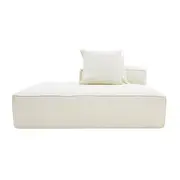 [James Lane] Riley Boucle Ivory Module Terminal Left