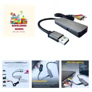 VHS to Digital Converter, Capture Card, Video Capture Card for Streaming, RCA...