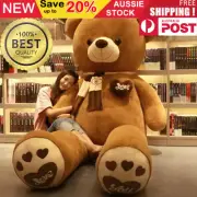 Baby Kids Giant Teddy Bear Huge Stuffed Plush Toy Soft Big Tie Large Gift Love
