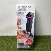 New AMBIANO SOUS VIDE PRECISION IMMERSION COOKER LED DISPLAY CHEF Steak 800W