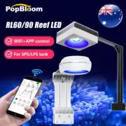 PopBloom Aquarium Lighting Full Spectrum Aqua Marine Fish Tank LED Lamp 60-120cm