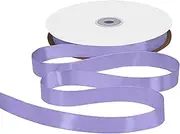 Gliberli Light Purple Satin Ribbon 5/8 inch X 100 Yards Fabric Large Ribbons for Gift Wrapping Bows Bouquet Sewing Craft Home Decor Hair Floral