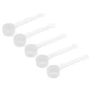 Micro Spoons 10 Gram Measuring Scoop Plastic Flat Bottom Mini Spoon 50Pcs