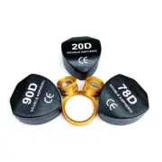 Golden Colour Diopter Lens 20D 90D & 78D With Manual For Eye Testing