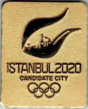 Nice Dated 2020 Tokyo ISTANBUL Olympic Candidate City Pin