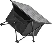 Mipcase Folding Camping Beach Table with Storage Bag Kit Portable BBQ Desk for Outdoor Picnics Easy to Assemble Stable Support Frame Compact and Lightweight for Tailgating