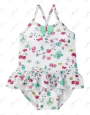 NWT GYMBOREE LAKESIDE STROLL BUTTERFLY ONE PIECE BATHING SUIT SWIMWEAR 6-12 MO
