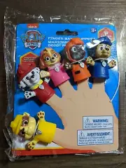 Nickelodeon Paw Patrol Finger Puppets Set of 5 Kids Bath Toys Educational