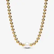 *BRAND NEW* Pandora Freshwater Cultured Pearl & Beads Collier Necklace 363176C01