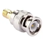 BNC Male Plug to SMA Female Socket RF Coaxial Coax Connector Adaptor