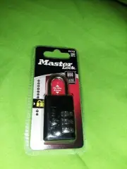 New Black Master Lock Model #647D 15/16in Combination Padlock