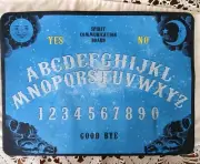 Ouija Board Neoprene Spirit Board Complete Rolls Up Easy for Travel 12" x 16"