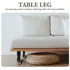 4Pcs with Swivels Caster Table Leg Caster Extender Sofas
