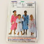 Burda Sewing Pattern 9690 Children's Bathing Gown Robe Size 3-8