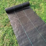 3ft x 50ft Weed Barrier Landscape Fabric, Weed Block Gardening Mat, Geotextile Fabric Underlayment Gravel, Ground Cover Drainage Fabric, Weed Control Blocker (#1)