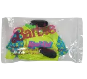 VINTAGE 1992 MATTEL BARBIE KOOL-AID SEALED PROMO NEON CLOTHES SHOES + FRISBEE
