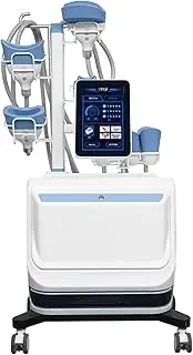Slimming Lipolysis Machine, Freeze Slimming Machine with 4 Handles and 6 Replaceable Probes, Adjustable 5 Levels Temperature and 10-90kpa Vacuum Suction Power, Safety No Side Effects, for Body