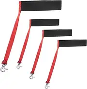 [Generic] Wrist Straps For Ski Gloves - Adjustable Straps For Ski Gloves, Ski Gloves Elastic Straps For Gloves Glove Holder | 4 Straps For Sports Gloves, Cord Pair