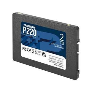 PATRiOT美商博帝 P220 SSD固態硬碟 2.5吋 SATA3 2TB 固態硬碟 2T