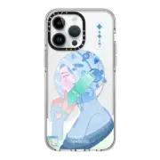 iPhone 14 Pro Max Clear Case MagSafe Compatible S.O.S For Love