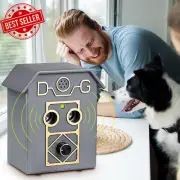 Dog Anti Barking Device Ultrasonic Stopper Clicker 15M Range 4 Levels Waterproof