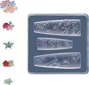 Silicone Nail Moulds, Silicone Nail Moulds, Nail Making Tools Resin Mould - Nail Resin Moulds, Nail Carving Moulds, Nail Stencils, Silicone Mould for Nail Decoration, Home Use